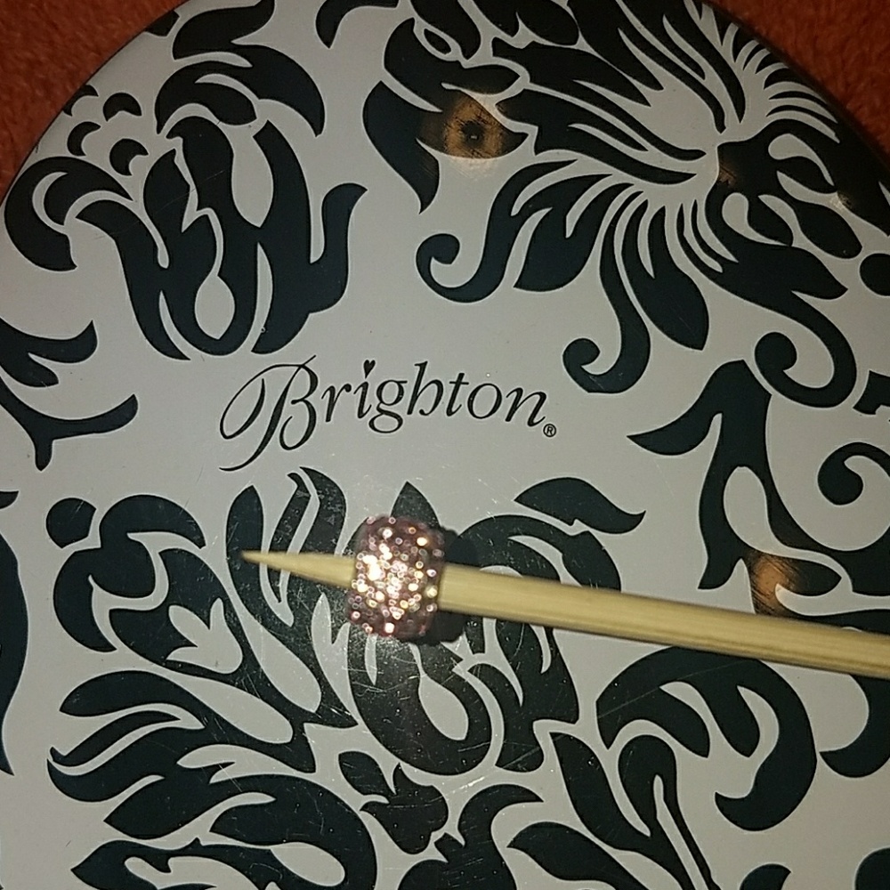 Pink crystal Brighton charm